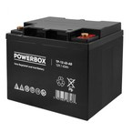 Akumulator żelowy AGM 12V 45Ah  Powerbox (10l) - do inwerterów w f. UPS